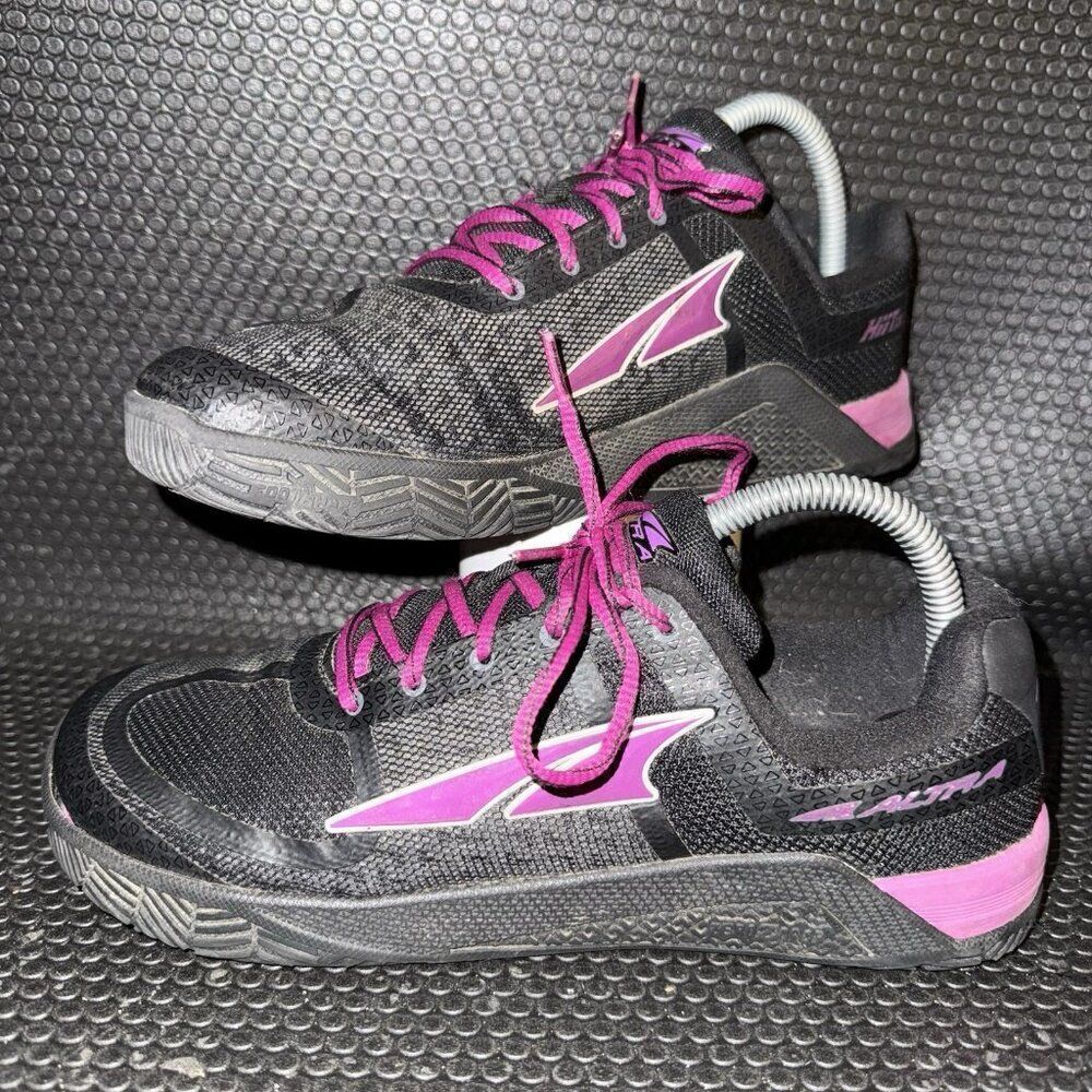 Altra HIIT XT Black Purple Cross Training Athletic Shoes Women’s Size 7.5